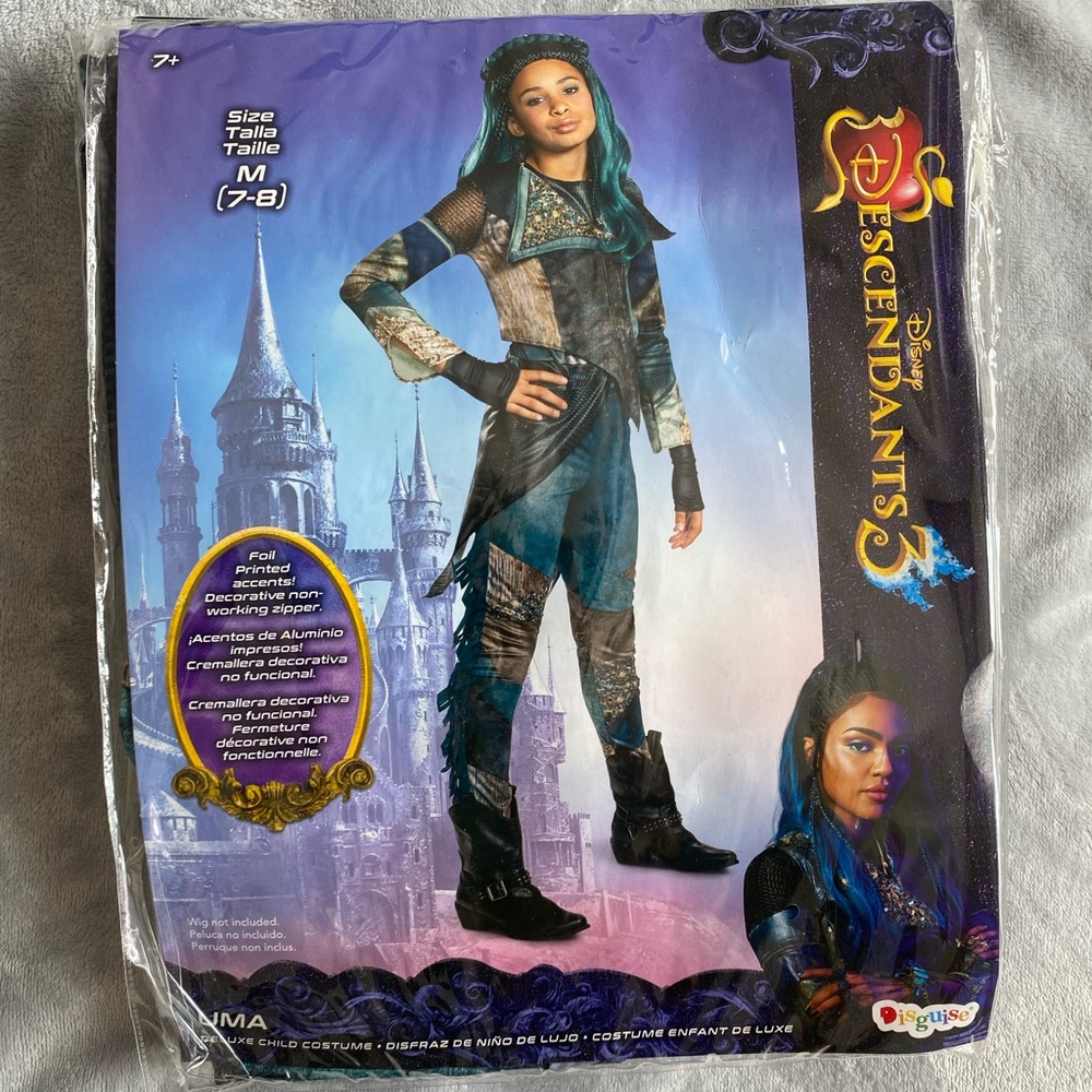 Disney Descendants 3 Deluxe Uma Costume Size 7/8